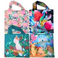 Australian Bliss 100% Recycled Shopping Bags - 16 pc Asst Tray [16]