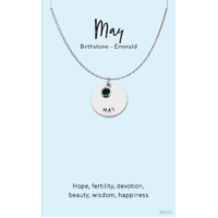Jewellery Card Birthstone May