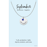 Jewellery Card Birthstone September