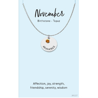 Jewellery Card Birthstone November