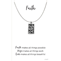 Jewellery Card Faith 07