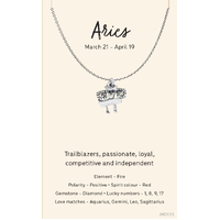 Jewellery Card Horoscope Aries