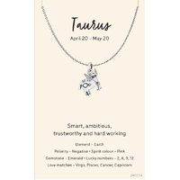 Jewellery Card Horoscope Taurus