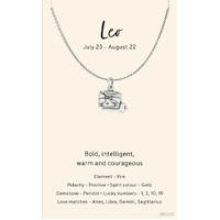 Jewellery Card Horoscope Leo