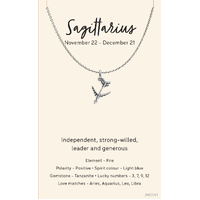 Jewellery Card Horoscope Sagittarius