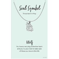 Jewellery Card Soul Symbol Wolf