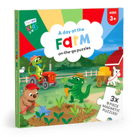 D&D Kids On The Go Magnetic Puzzles: On The Farm