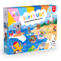 D&D Kids 64pc Jigsaw Puzzle: Surf's Up