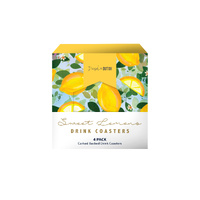 Sweet Lemons Drink Coaster Set 4 [6]